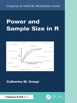 cover image of Power and Sample Size in R